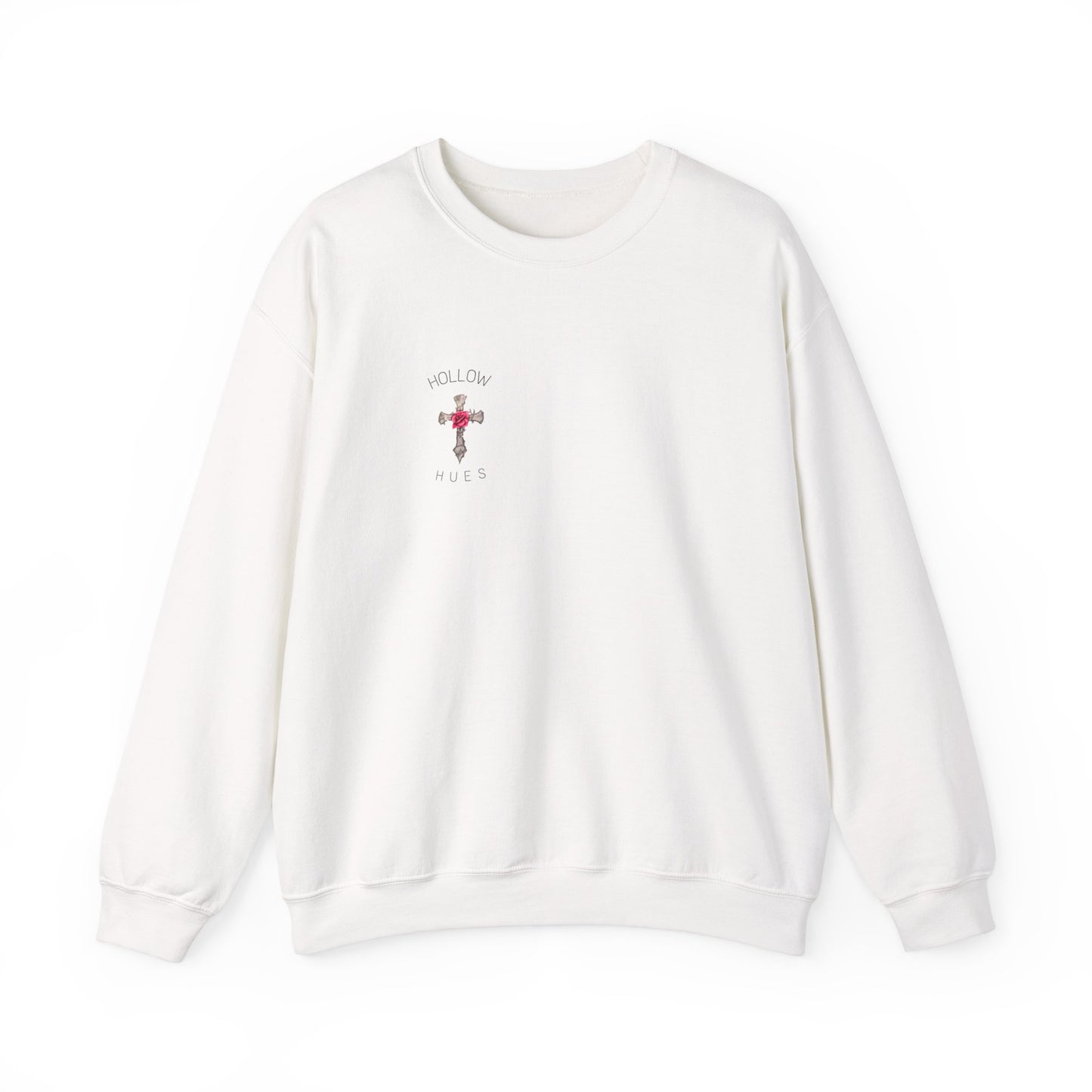 Hollow Hues Long-Sleeved Sweatshirt