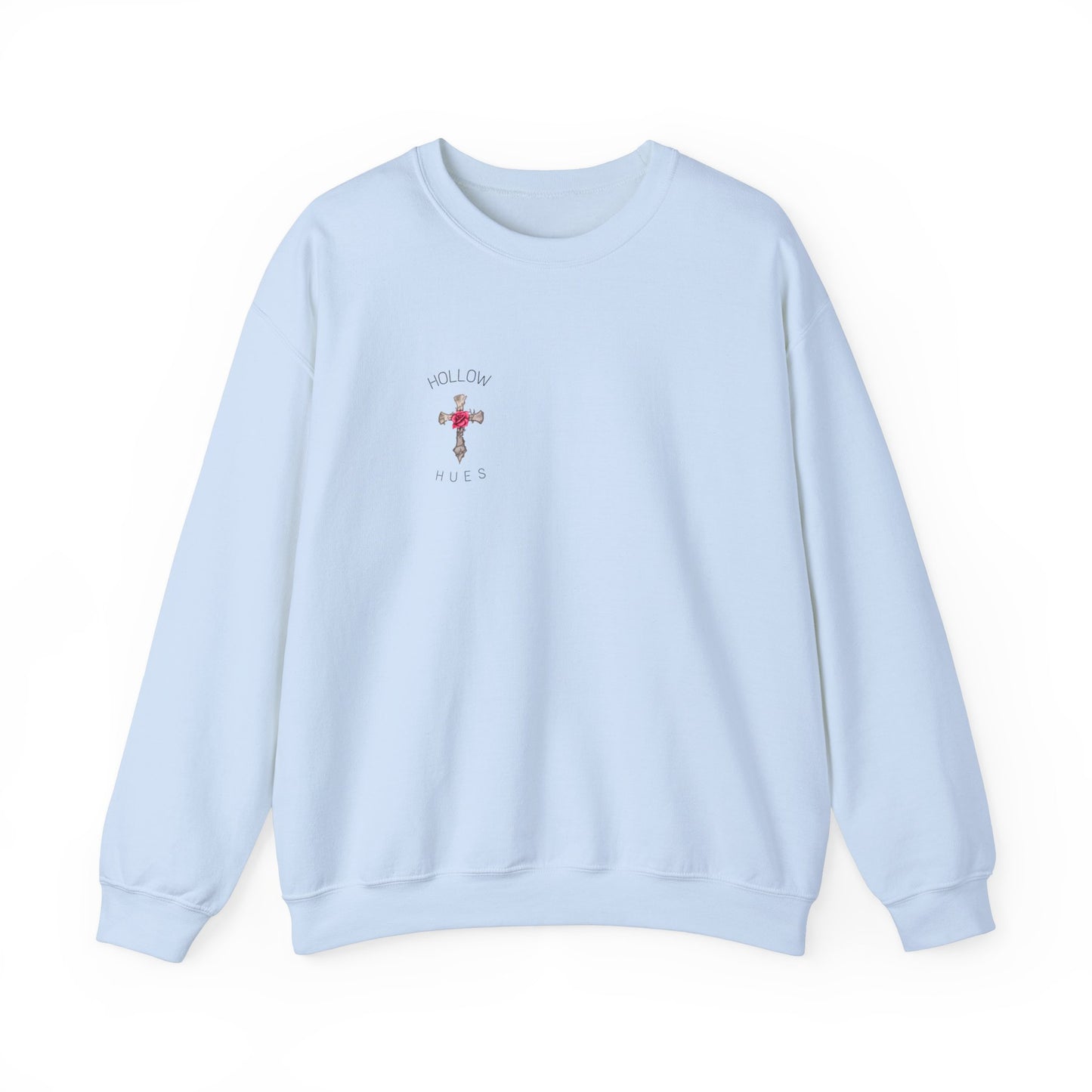 Hollow Hues Long-Sleeved Sweatshirt