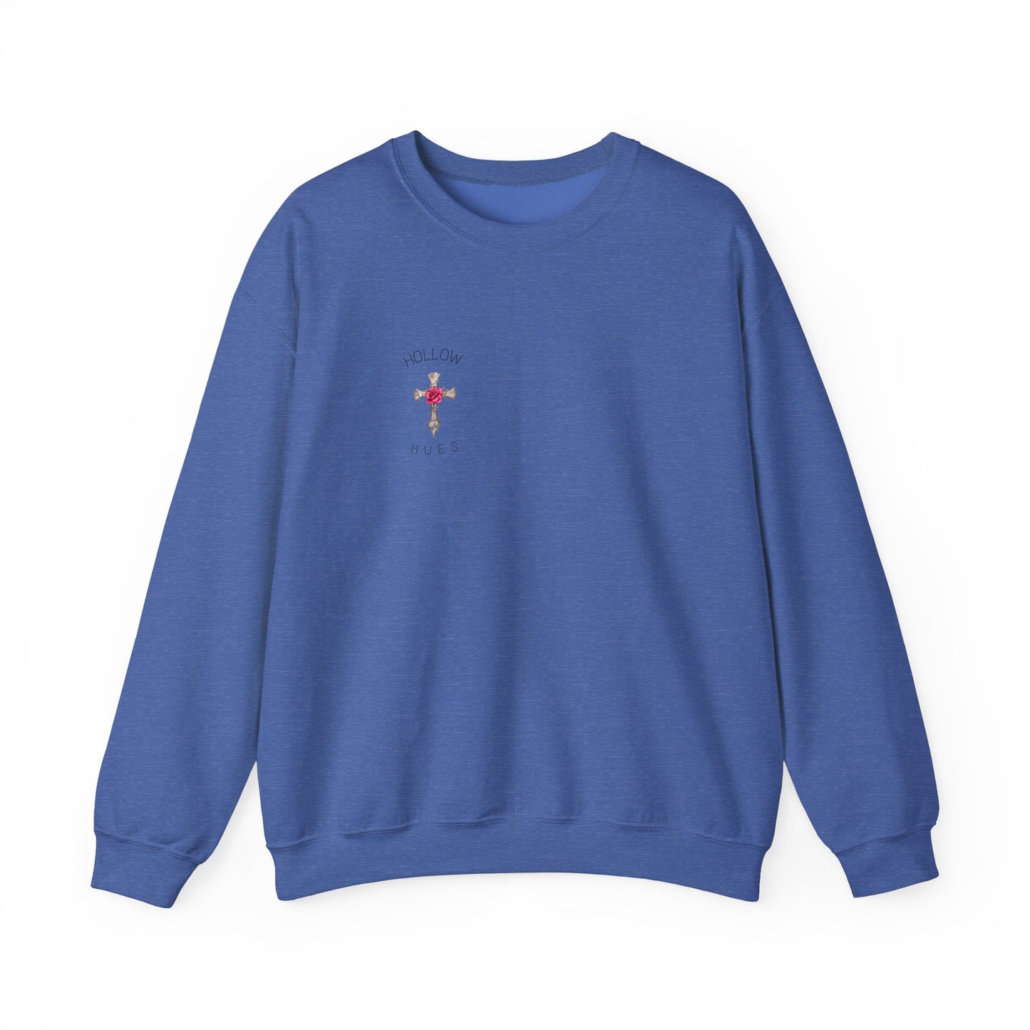 Hollow Hues Long-Sleeved Sweatshirt