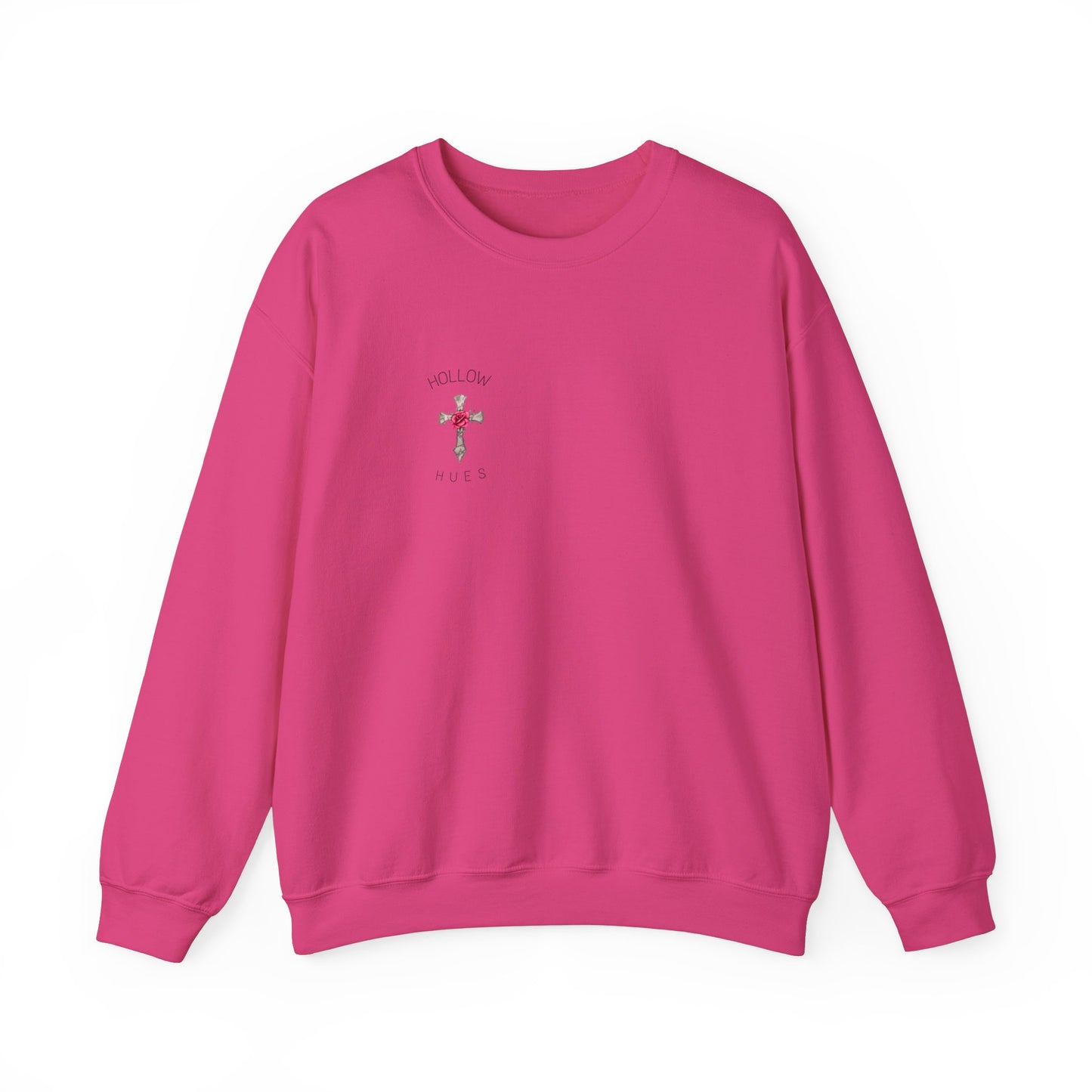 Hollow Hues Long-Sleeved Sweatshirt