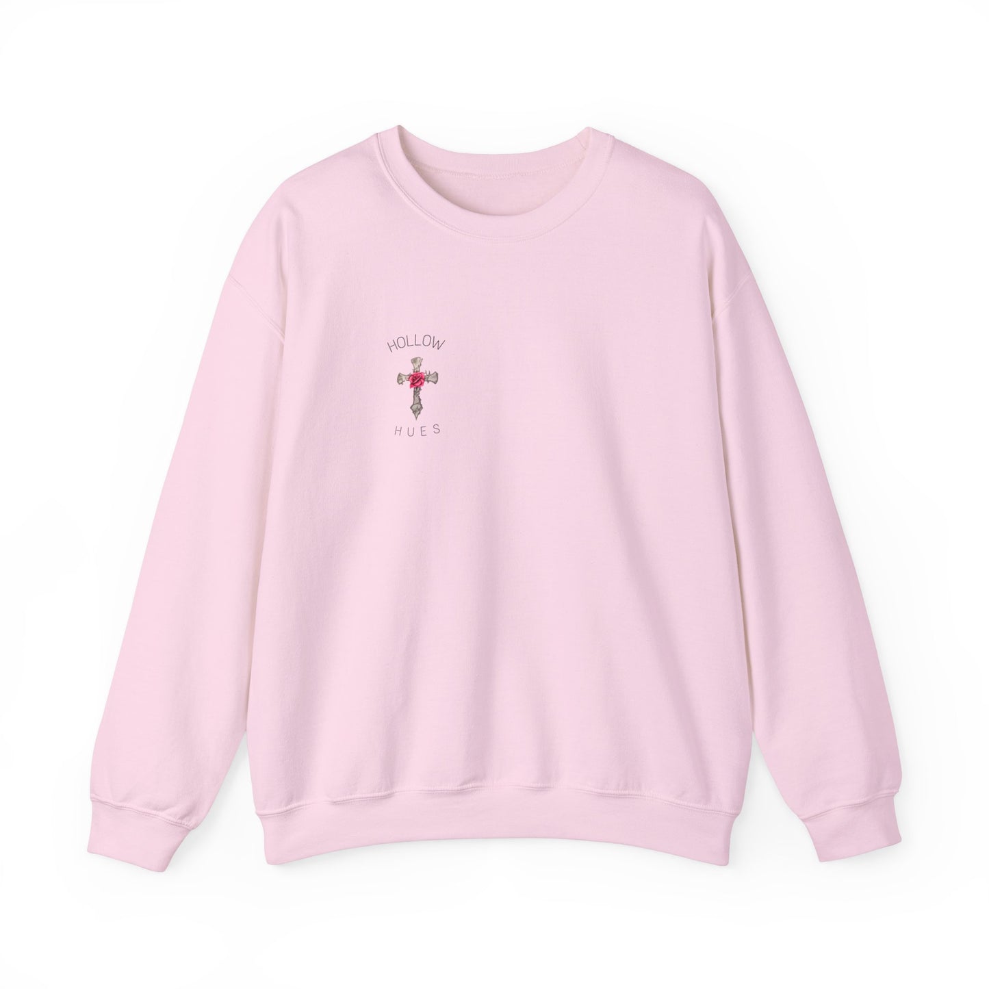 Hollow Hues Long-Sleeved Sweatshirt