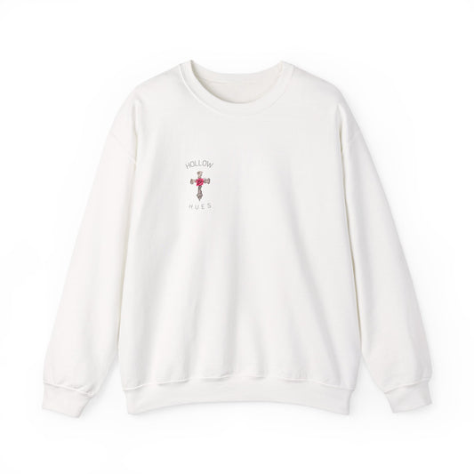 Hollow Hues Long-Sleeved Sweatshirt