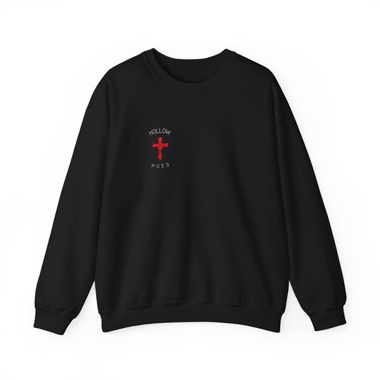 Hollow Hues Long-Sleeved Sweatshirt